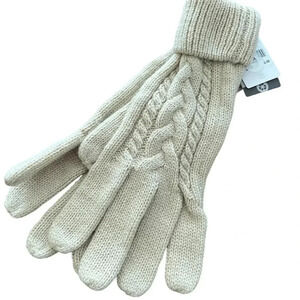 FREE with any purchase - NWT Tag sandshell of knitted gloves size small medium
